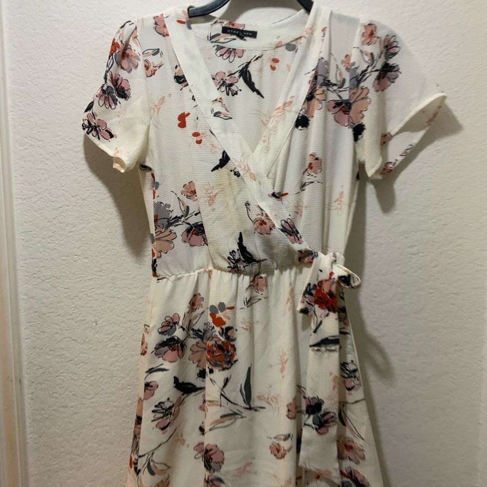 Staccato White Floral Maxi dress multicolor size Small - Picture 4 of 12